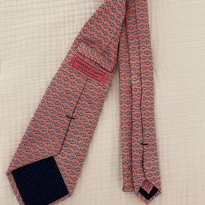 Vineyard Vines Pink Bonefish Tie